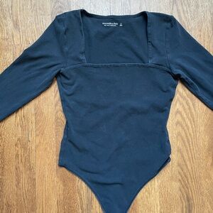 Black Long Sleeve Bodysuit